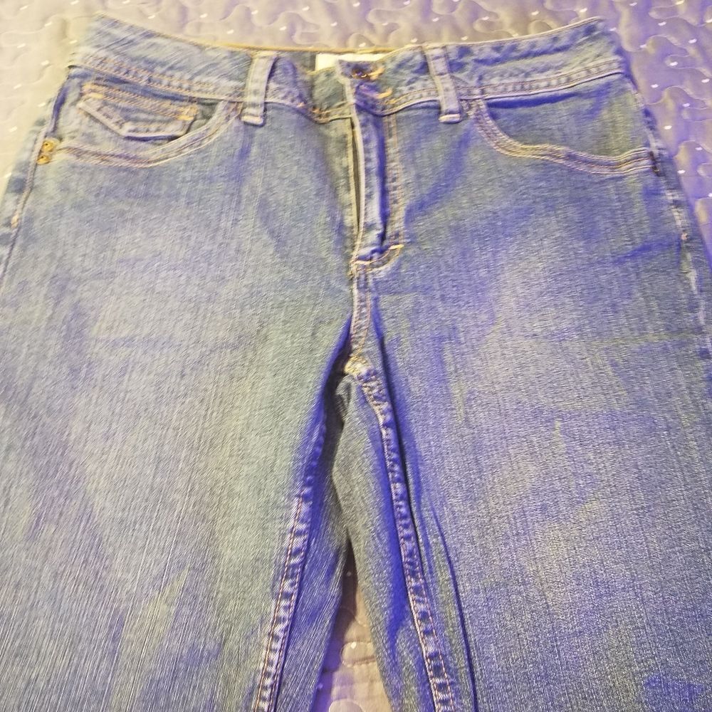 St. John's Bay Bermuda jean shorts size 8 NWT